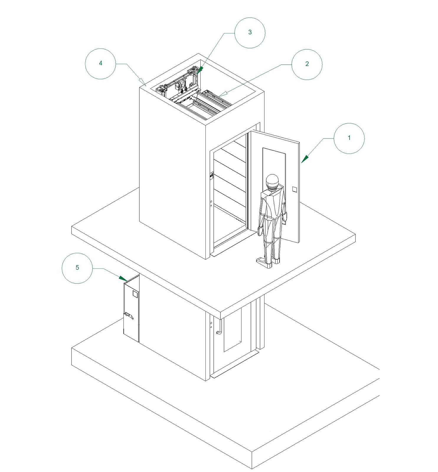 Passenger lift - Home lift