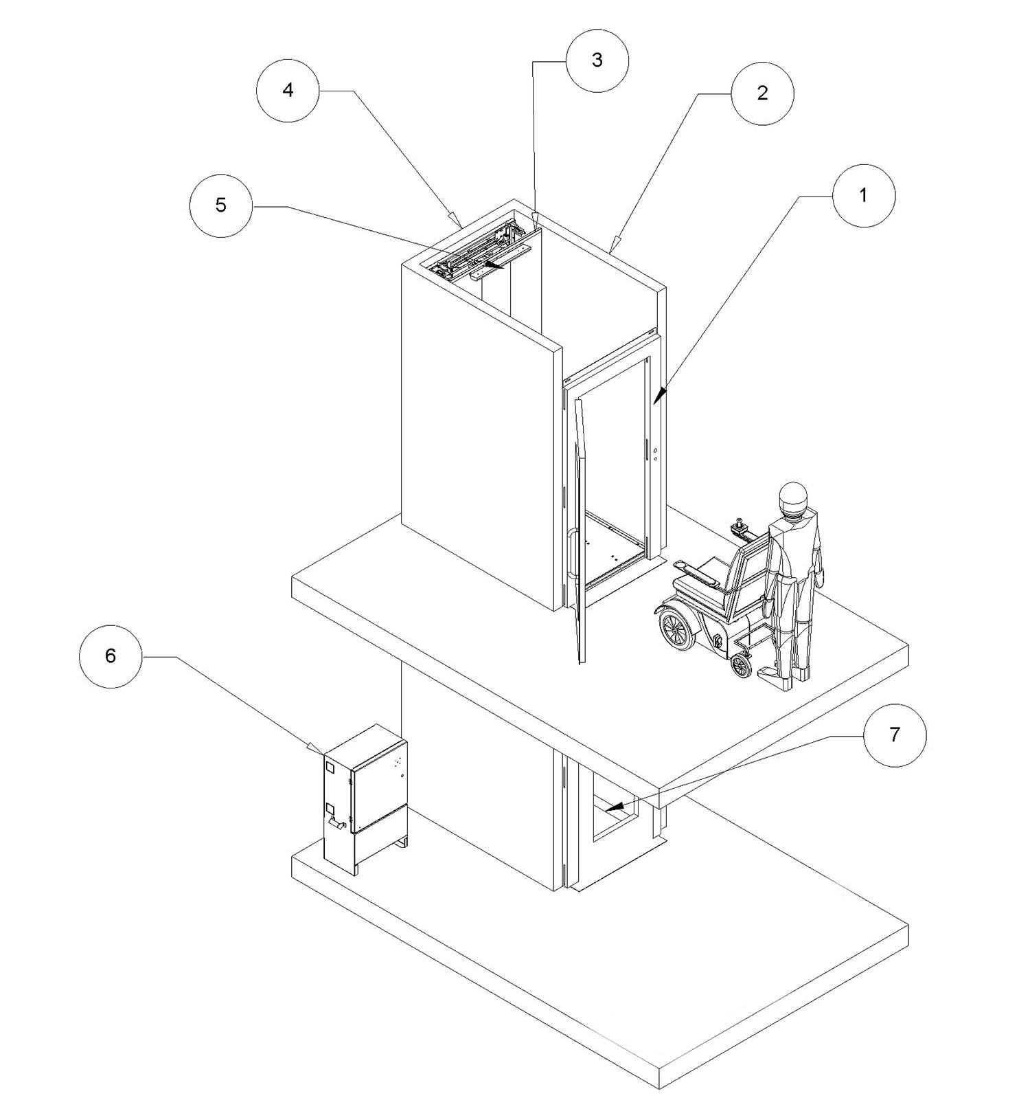 Passenger lift - PDS