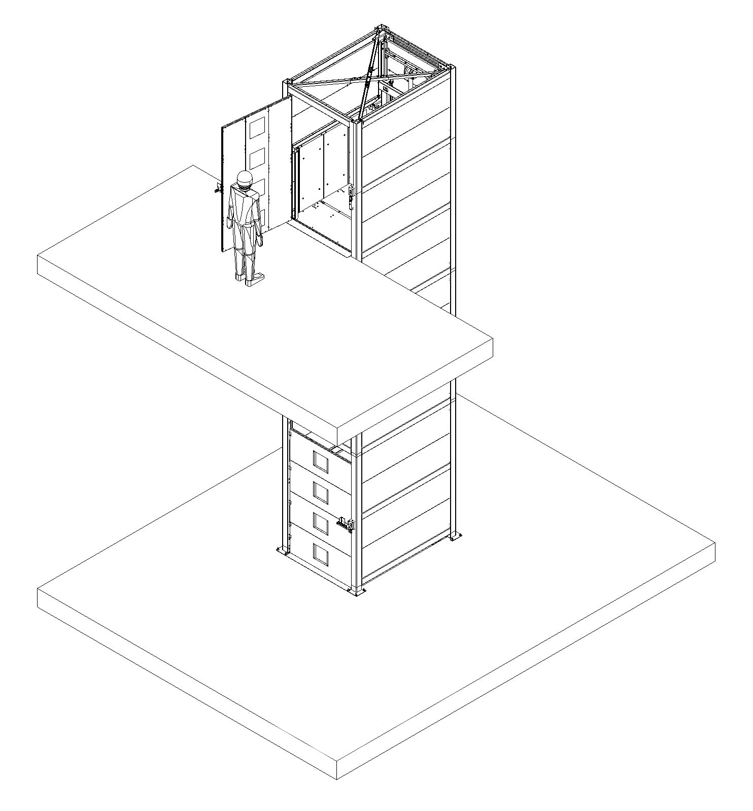 Goods lift - TC T